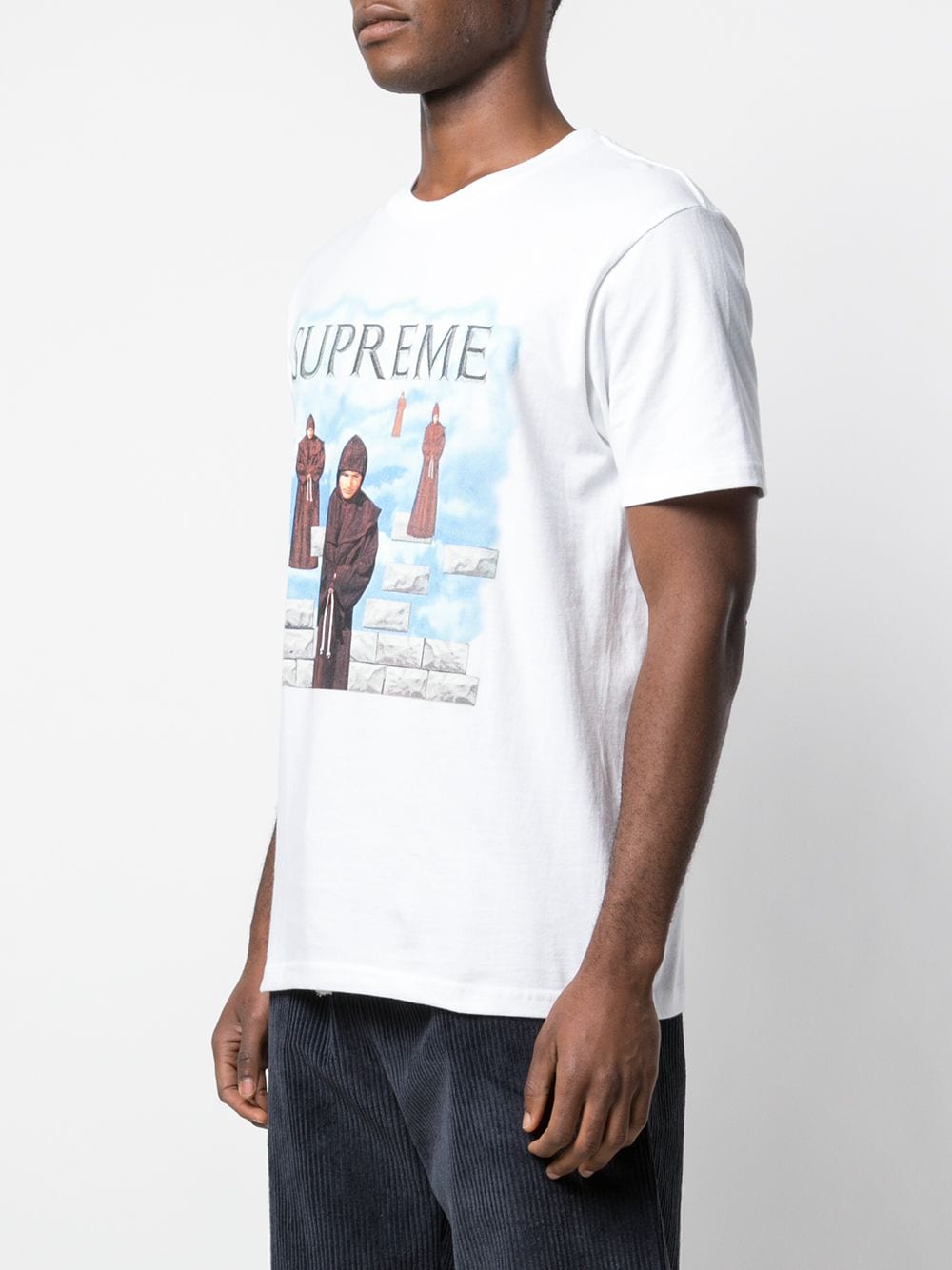 Shop Supreme Levitation Crew Neck T-shirt In White