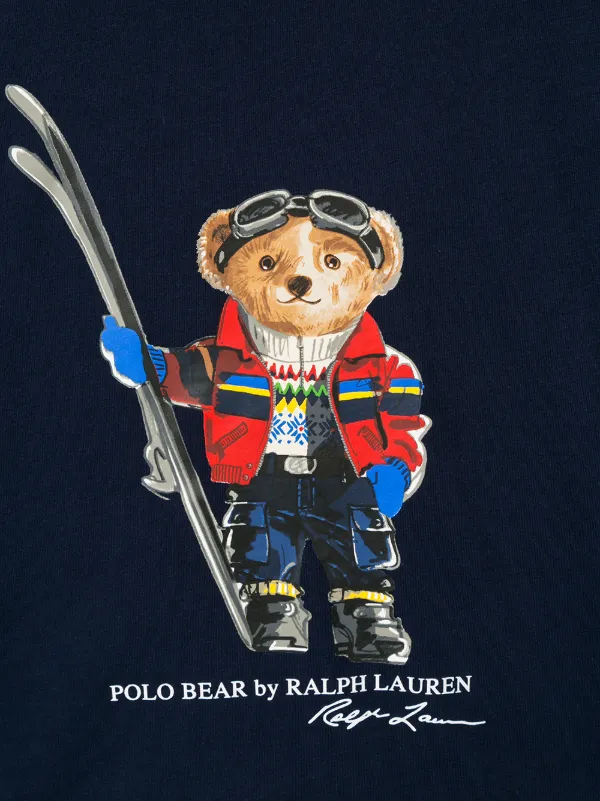 Ralph Lauren Kids Snowboard Polo Bear Sweatshirt Farfetch