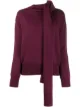 Image 1 of Nina Ricci wrap neck jumper