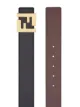 Fendi logo buckle reversible belt