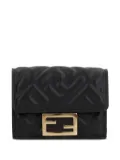 FENDI monogram-pattern wallet - Black