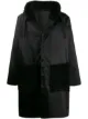 Image 1 sur Fendi parka à empiècements contrastants texturés