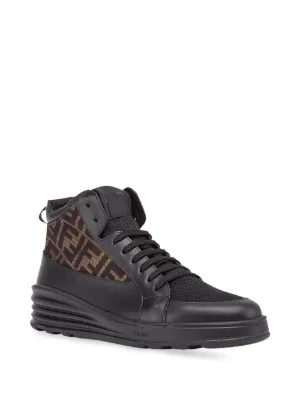 mens black fendi trainers