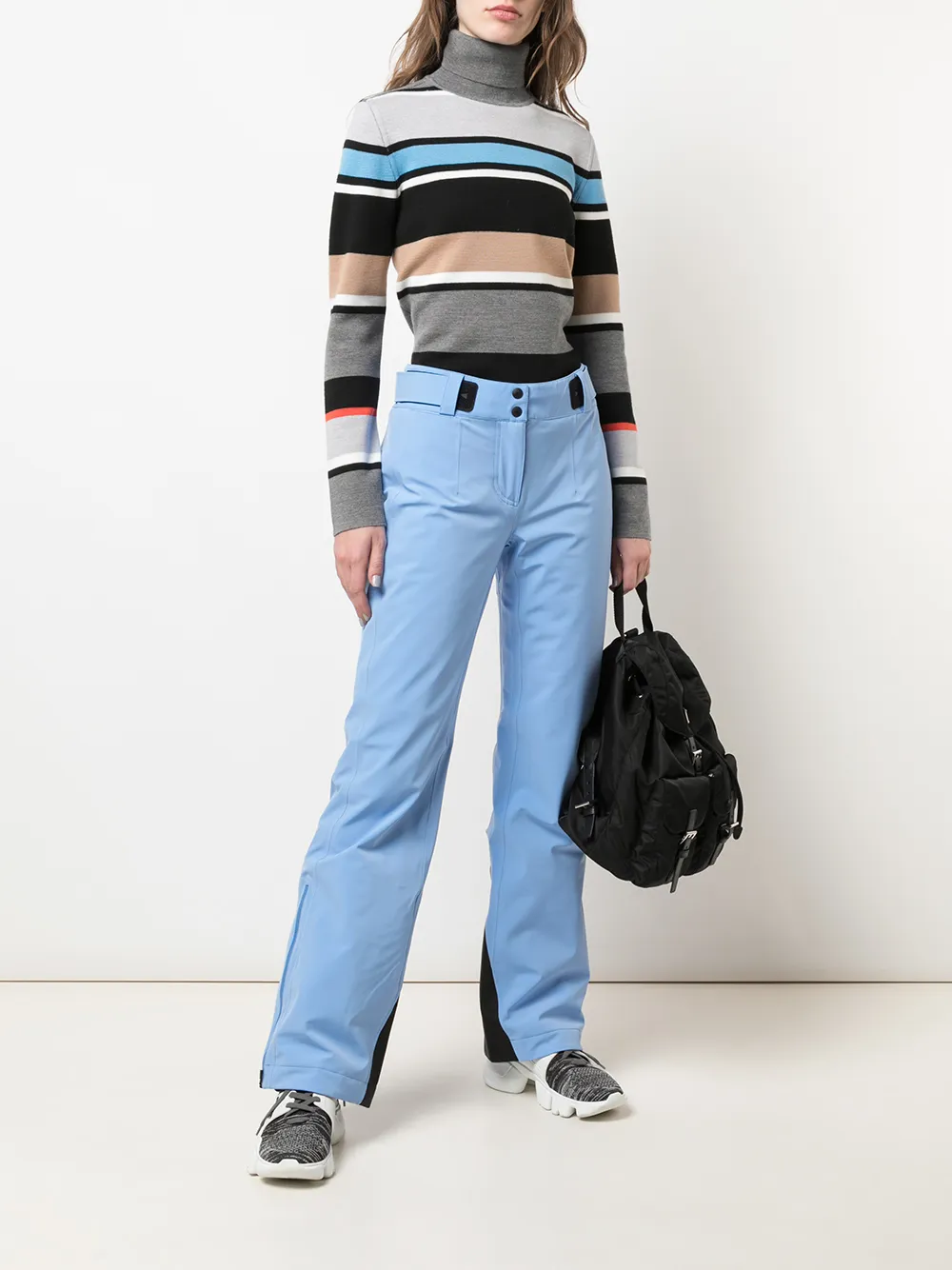 Aztech Mountain Matterhorn turtle neck stripe jumper | Knitted Sweaters | Image 2