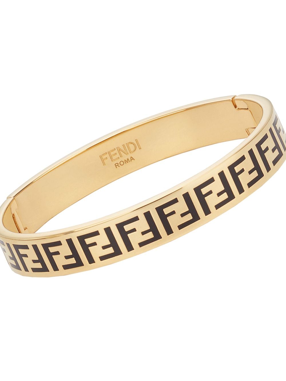 Fendi gold FF bracelet for women | 8AG8086DM at Farfetch.com