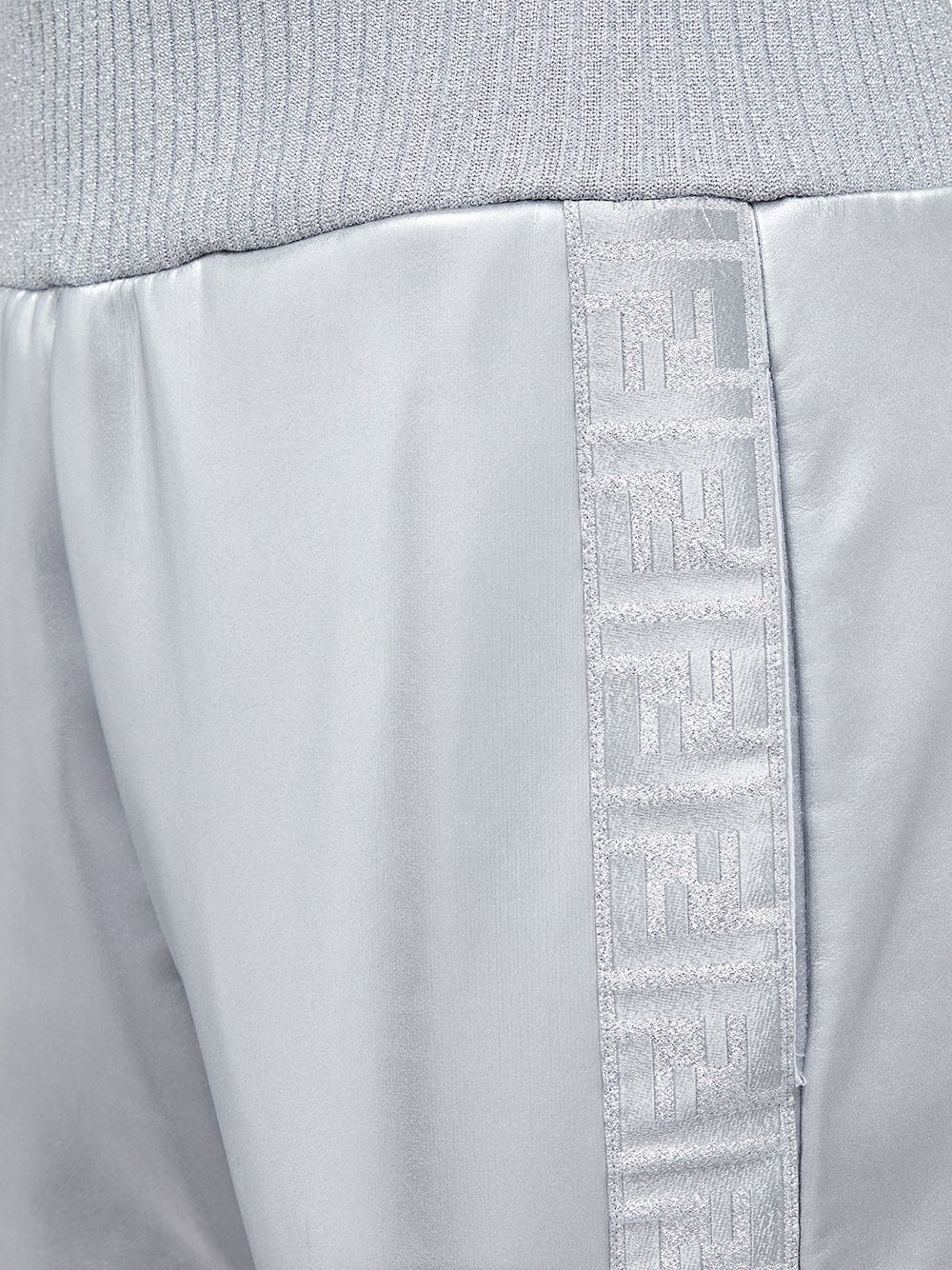 фото Fendi спортивные брюки с логотипом на лампасах
