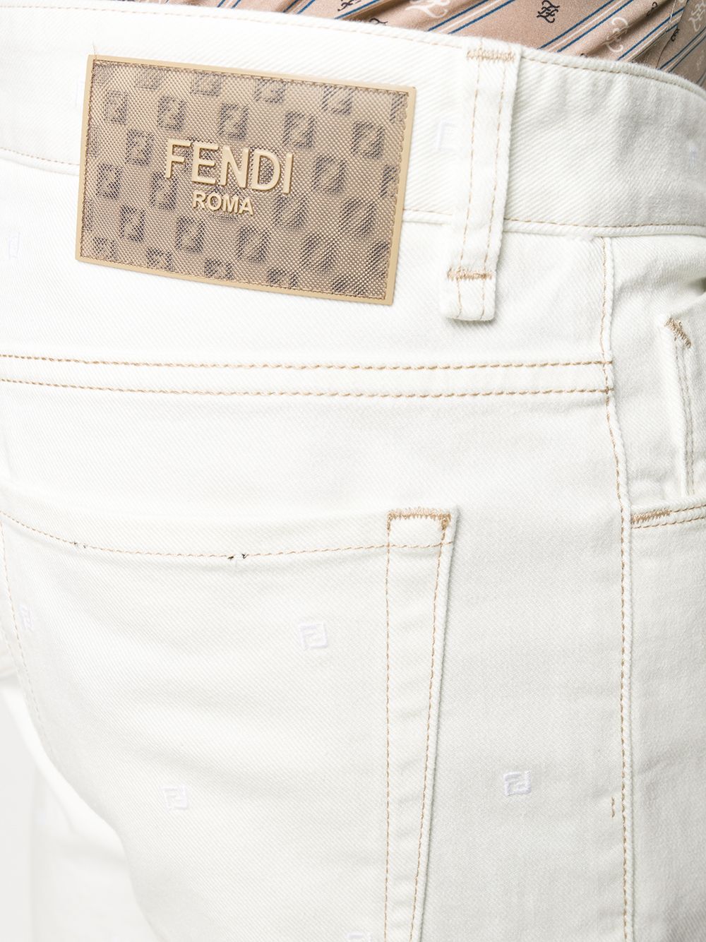 фото Fendi прямые джинсы кроя слим