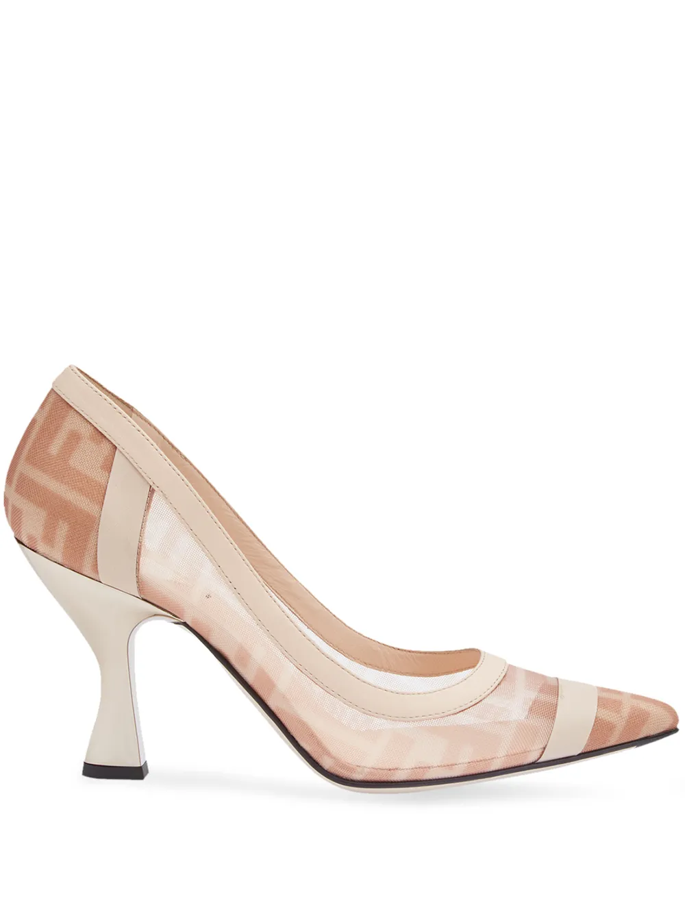 fendi logo pumps