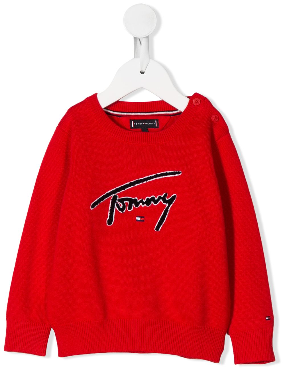 фото Tommy Hilfiger Junior джемпер с вышитым логотипом