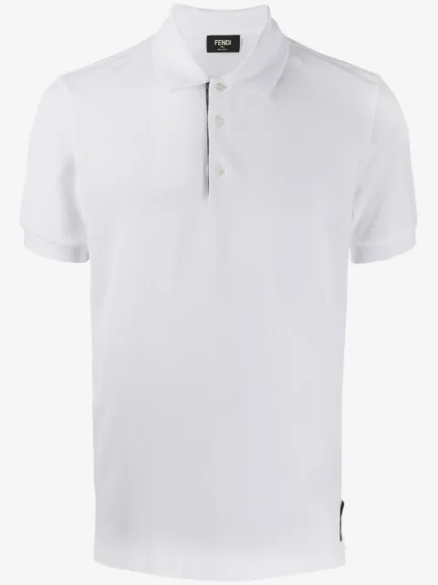 FENDI piqué polo shirt