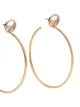 Fendi F is Fendi hoop earrings