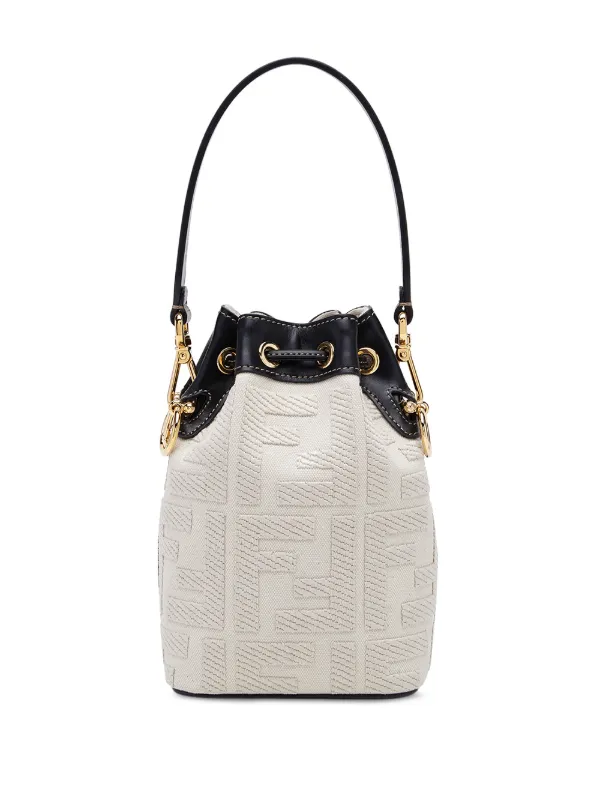 fendi clear bucket bag