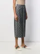Fendi Karligraphy motif pencil skirt
