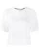 Image 1 of Fendi cropped FF motif T-shirt