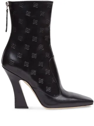 Fendi Tronchetto In Pelle E Tessuto 10,5cm donna - Glamood Outlet