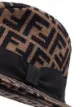 Fendi FF motif fedora hat