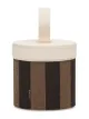 Image 2 of Fendi striped cylindrical box