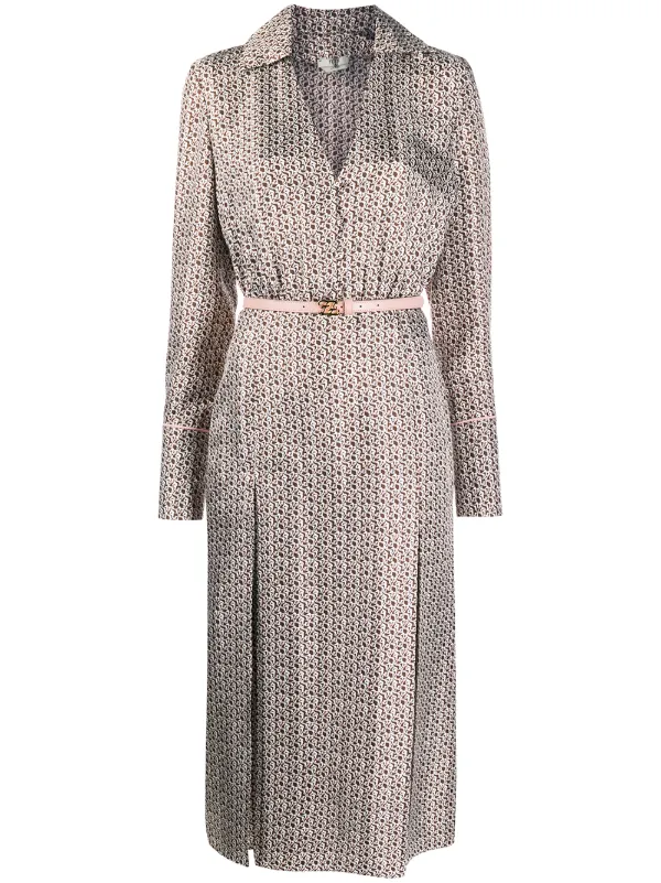 fendi long sleeve dress