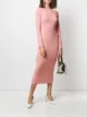 الصورة 2 من Fendi فستان ضيق مرن بنقش شعار FF