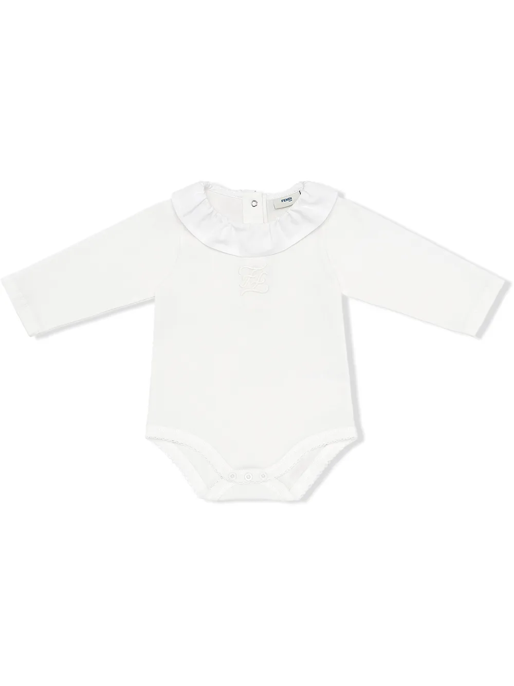 Fendi Kids боди с оборками Fendi Kids боди с оборками