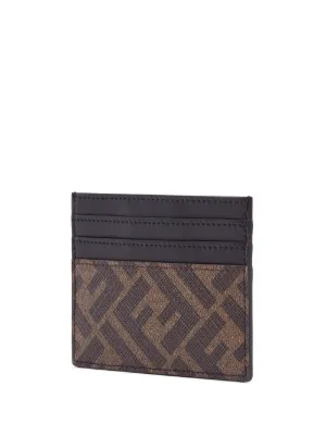 fendi leather card case