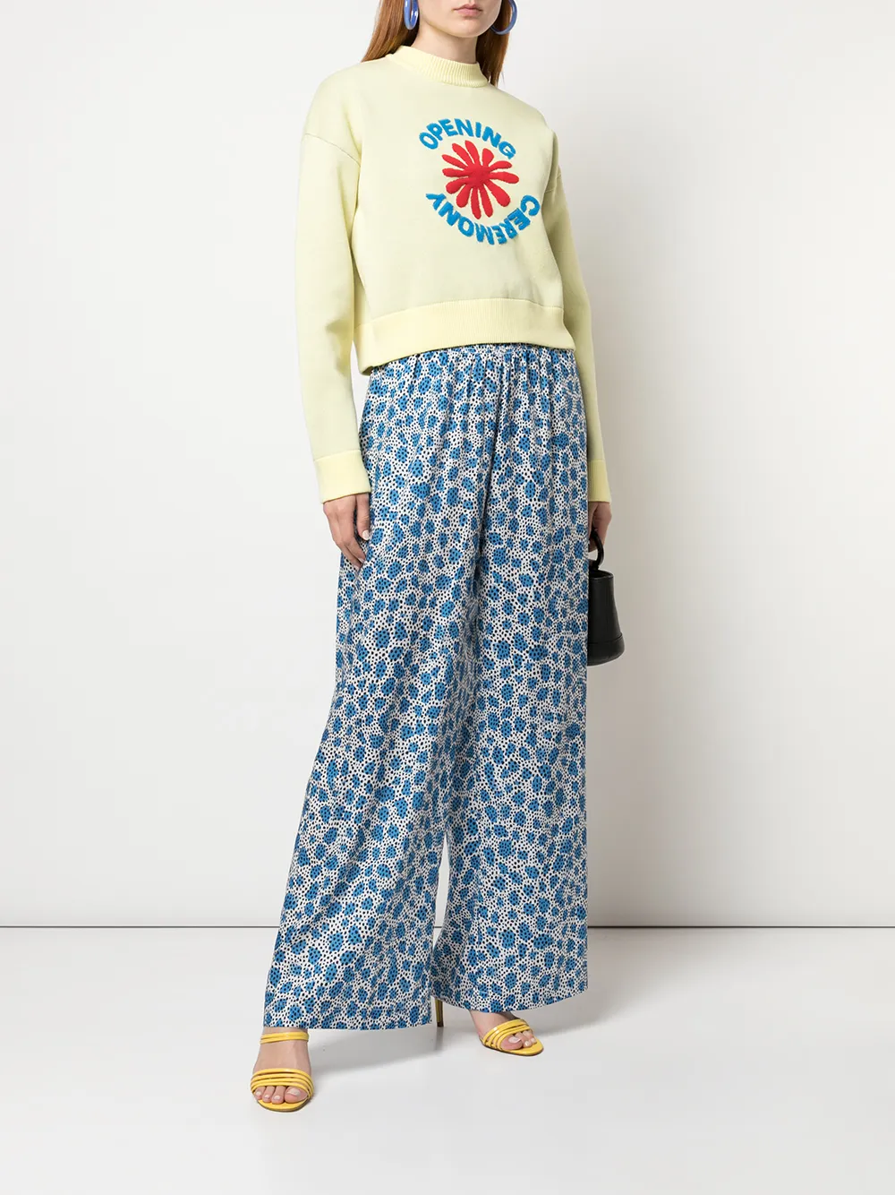 Opening Ceremony Broek met wijde pijpen - Wit