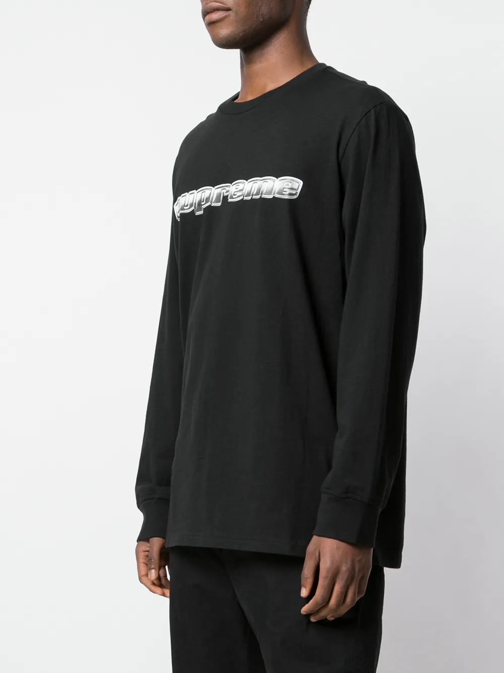 supreme chrome logo hoodie