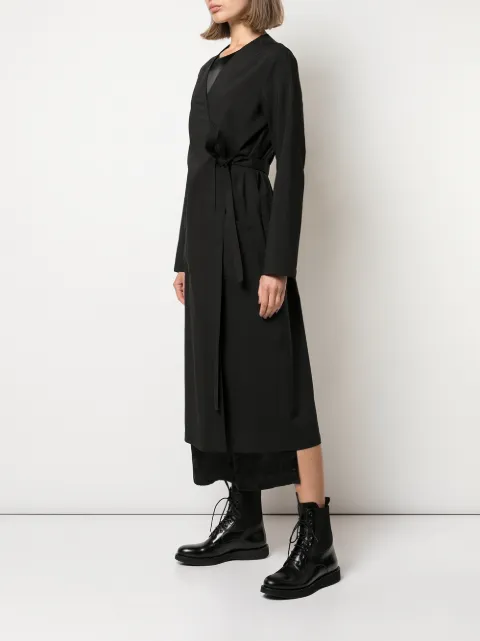 layered wrap dress