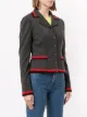Chanel Pre-Owned 1994 contrasting stripes fitted blazer