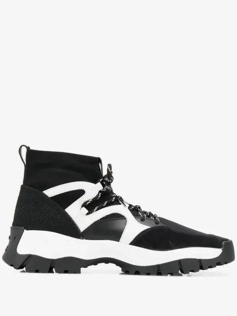 Tod's panelled high-top sneakers