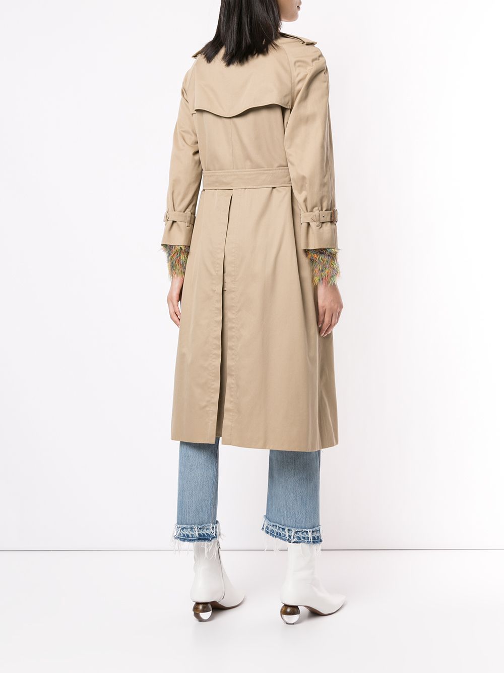 Burberry Pre-Owned over-the-knee Belted Trench Coat - Farfetch