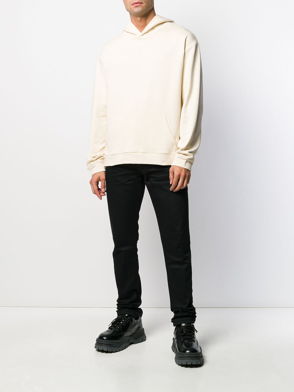 фото 424 plain relaxed-fit hoodie