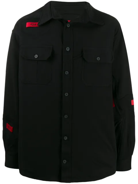 424 logo shirt jacket