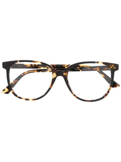 Bottega Veneta Eyewear rounded frame glasses