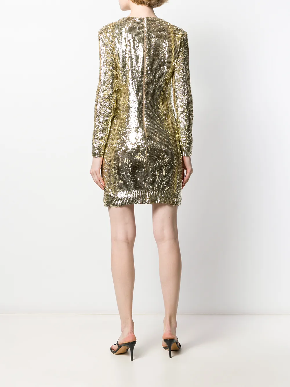 Max Mara Jurk met pailletten Goud