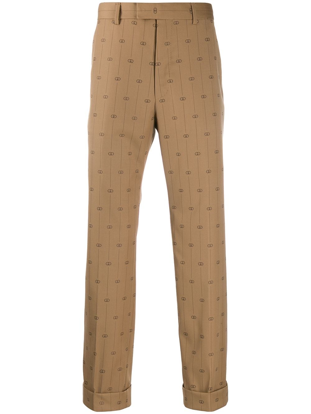 GUCCI INTERLOCKING G STRIPE TROUSERS