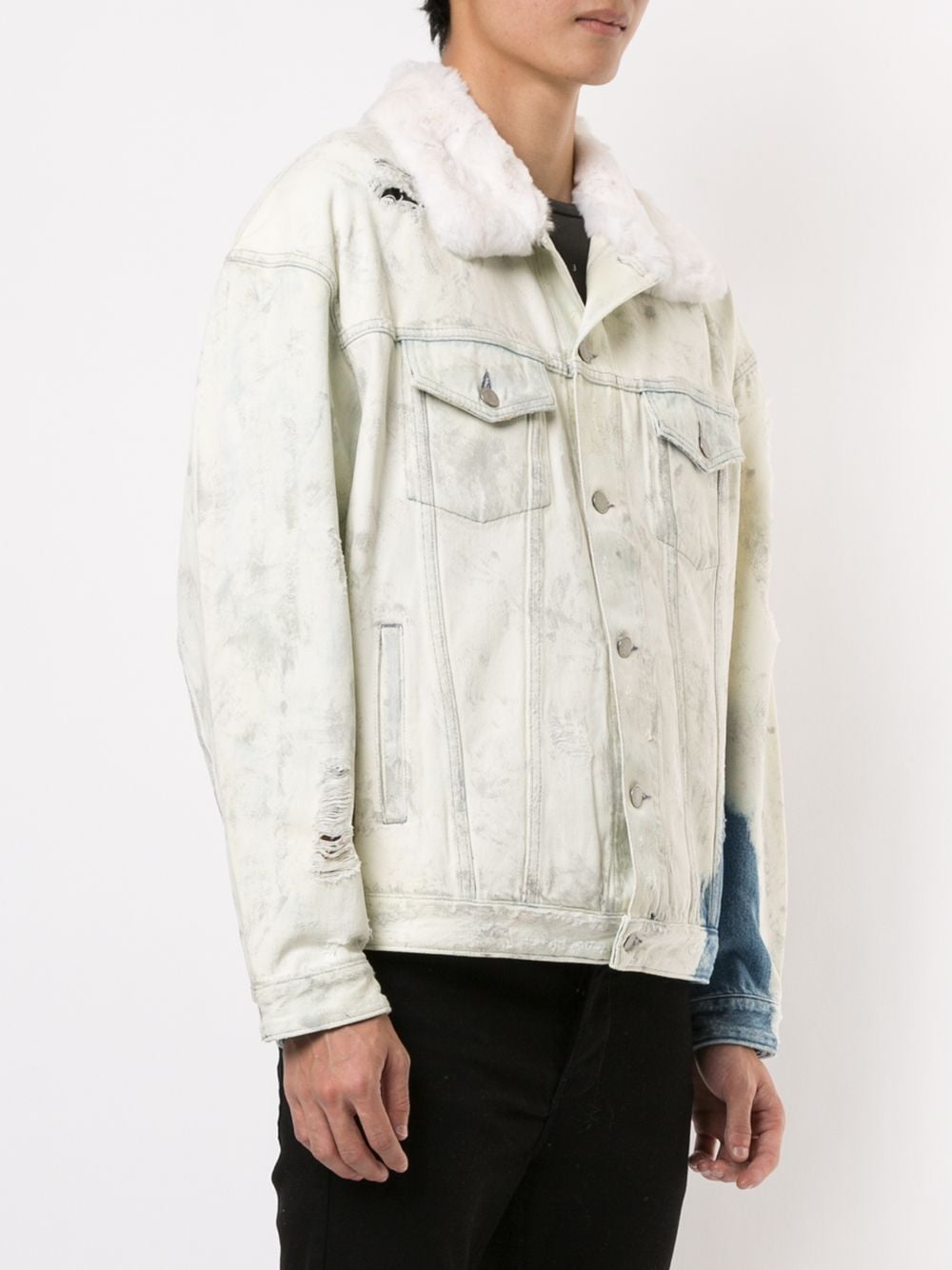 фото Alchemist джинсовая куртка с искусственным мехом