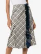 Prada Natté sequin checked skirt