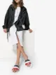 Image 2 sur Moncler claquettes Jeanne à logo embossé