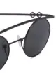 Karen Wazen retro curved round sunglasses
