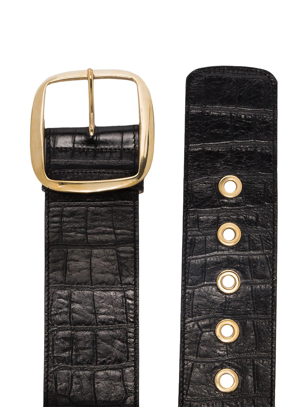 фото Black & brown black imogen leather belt