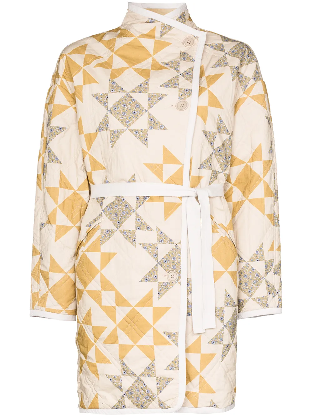 ISABEL MARANT ÉTOILE Sandrine geometric quilted jacket