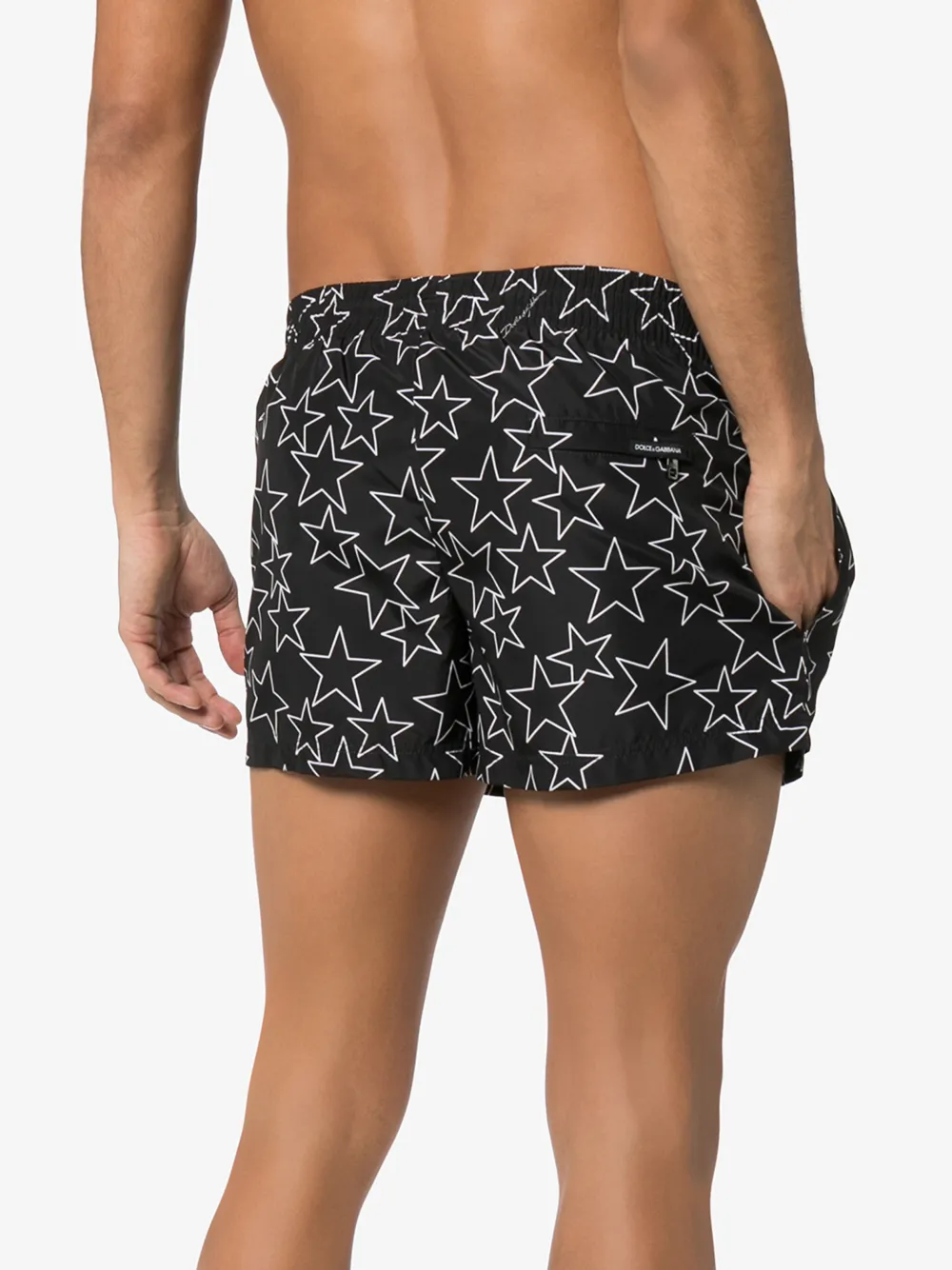 DOLCE & GABBANA STAR PRINT SHORTS,M4A06THSMH414599666