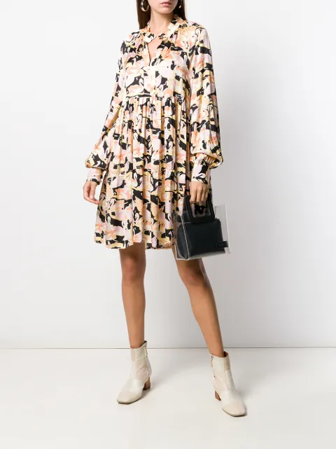 STINE GOYA STUFENKLEID MIT SCHWAN-PRINT