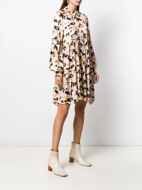 STINE GOYA STUFENKLEID MIT SCHWAN-PRINT