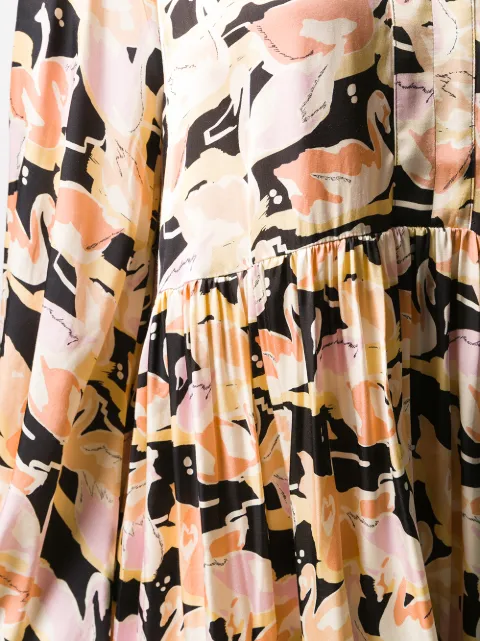 STINE GOYA STUFENKLEID MIT SCHWAN-PRINT