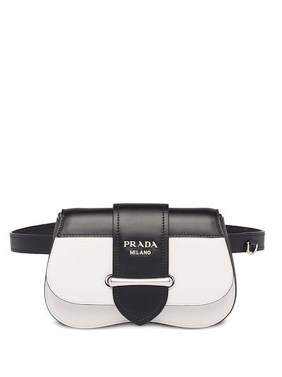 Prada Sidonie belt bag white | MODES