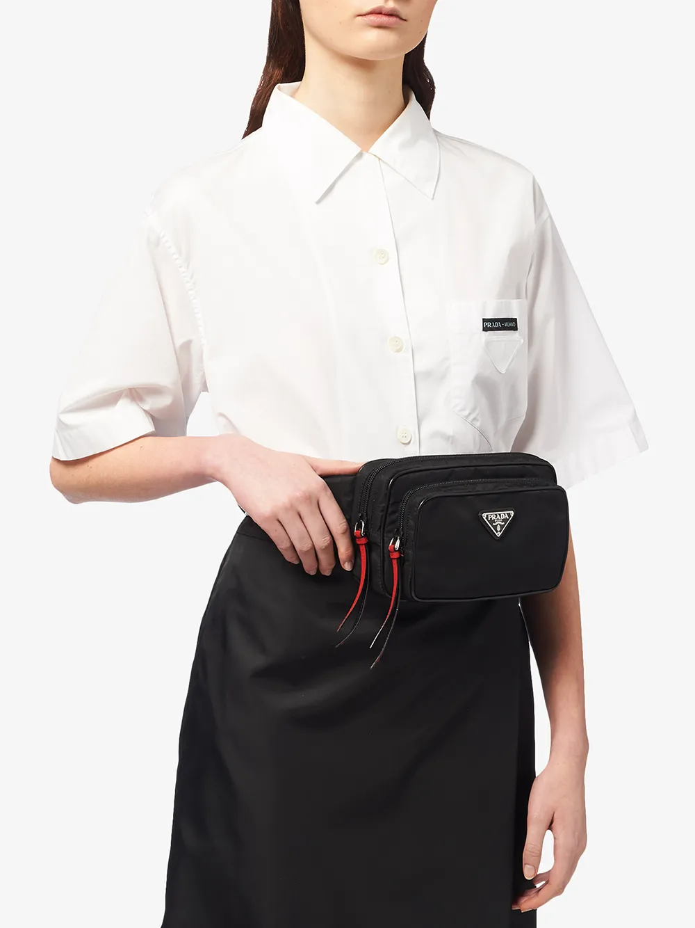 prada studded belt bag