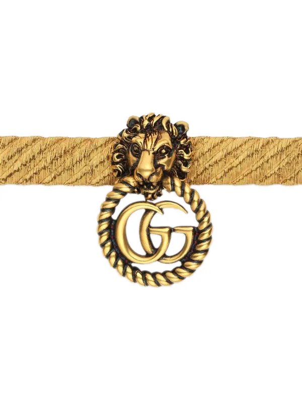 gucci lion logo