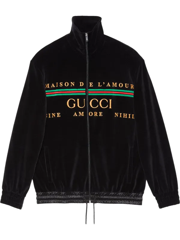 gucci logo jacket